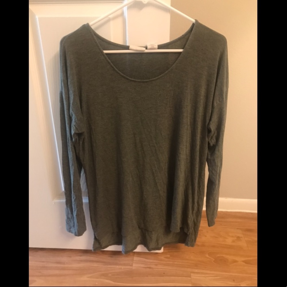 Hi-Low Green Top